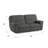 Hashlamoun Upholstered 80'' Reclining Loveseat