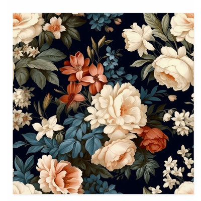 Floral Dreaming of Flowers III Classical Unframed Art Print