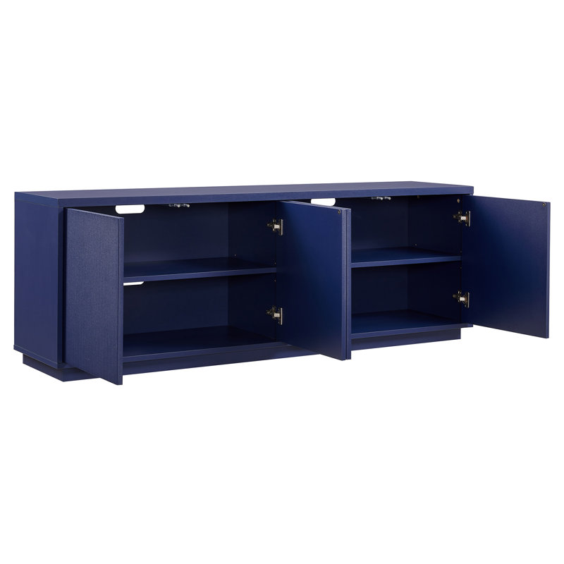 Meuble télé Hanson, Bleu très foncé