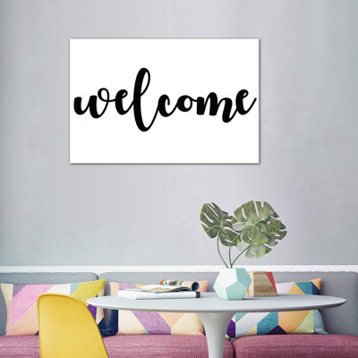 Welcome by Art Mirano - Wrapped Canvas Print
