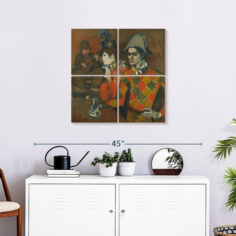 Leisha At The Lapin Agile, 26" H x 26" W