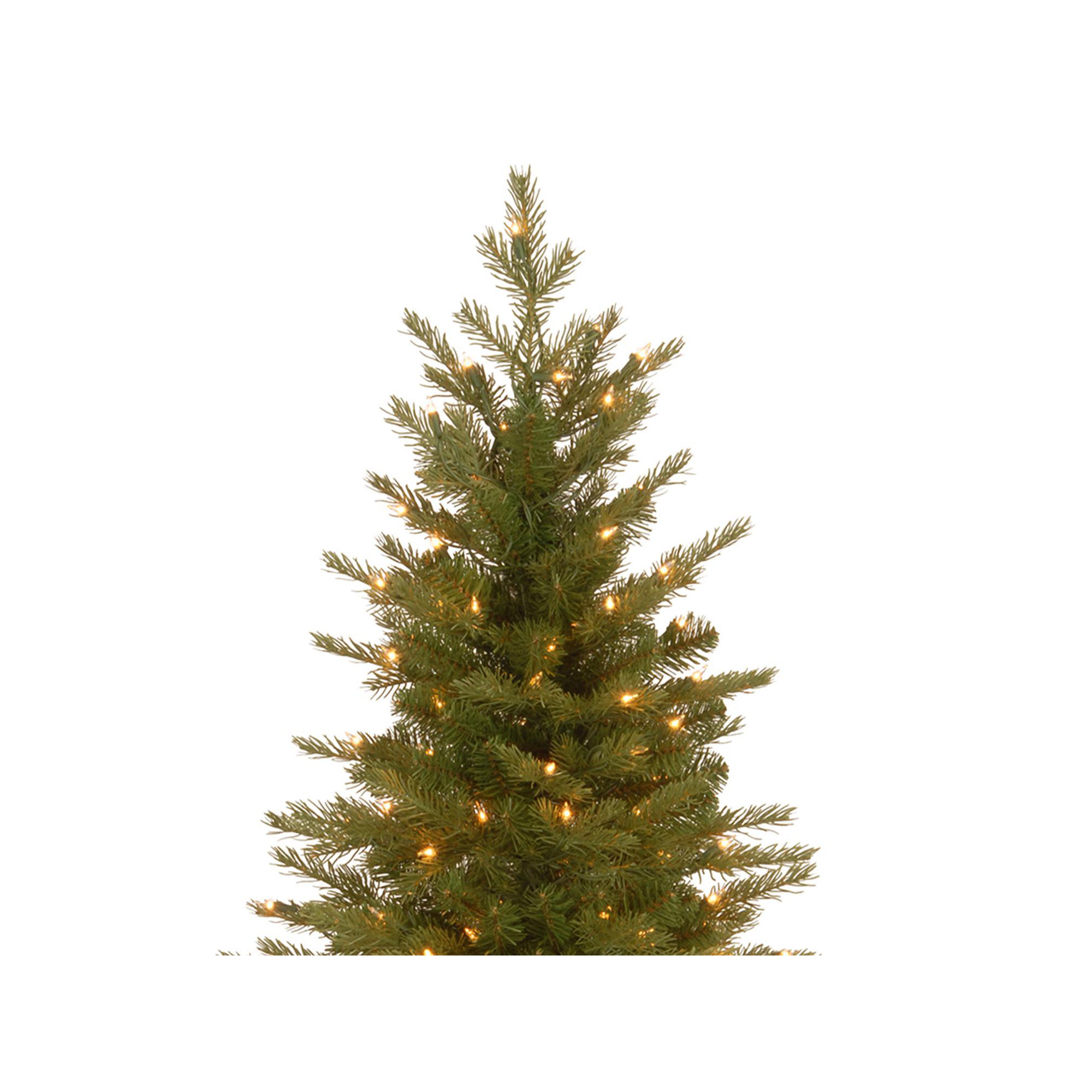 The Holiday Aisle® Nordic Spruce Tree with Clear Lights, 4'