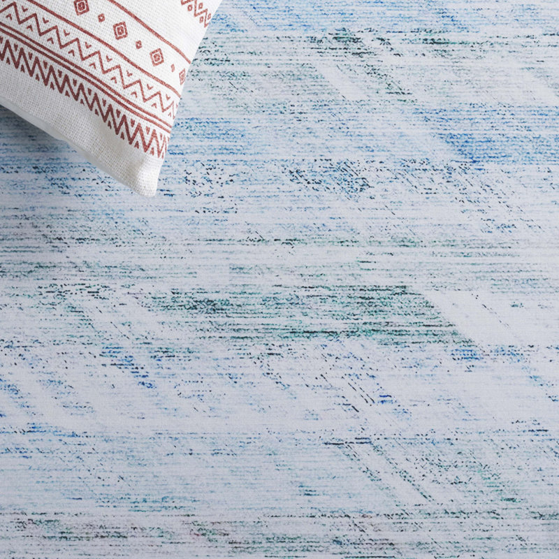 Oatley Tacoma Performance Machine Washable Abstract Rug, Runner 2'6" x 6'