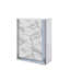 Commode en marbre blanc lune avec DEL