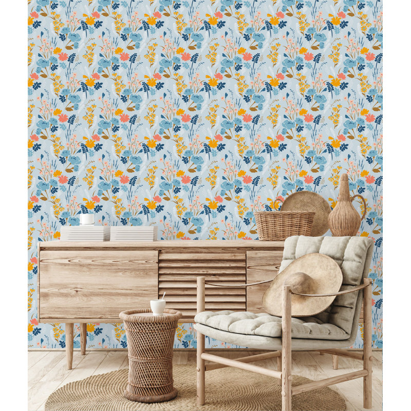 Panneau de papier peint, L 10,4 po x l 25 po, Papier