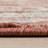 Elysium Vintage Panel Crimson Rug with Fringe-1266833684