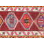 One-of-a-Kind Hand-Knotted 1960s 2'10" x 12'10" Runner Wool Area Rug in Red/Pink/Blue/Orange