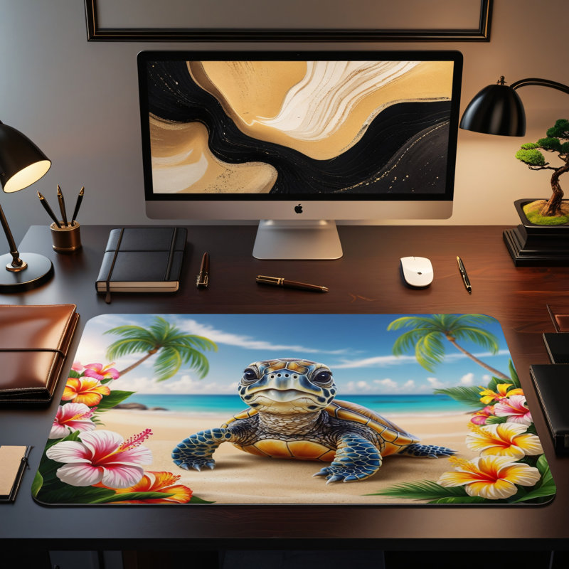 Polyester Desk Pad, 23.6x13.8