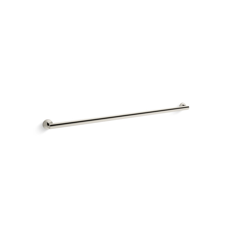 Components In Grab Bar, Polished Nickel, 18" W
