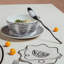 Line Drawing Handmade Porcelain Cereal Bowl