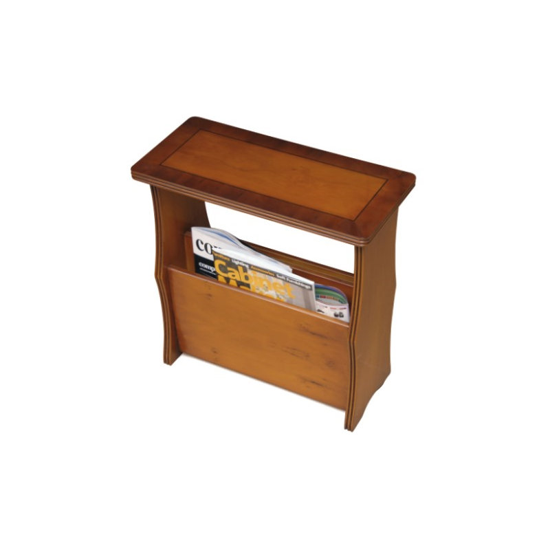 Tarporley Wood Free Standing Magazine Rack, Yewtree