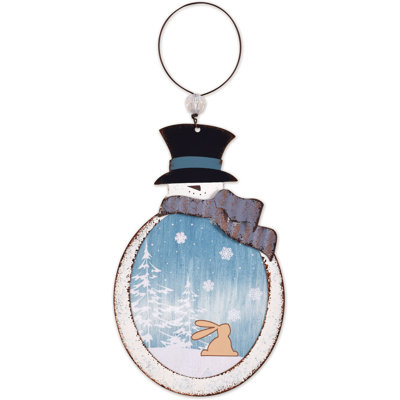 Snowman Ornament - Set of 2