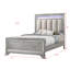 Ensemble de chambre à coucher avec panneau à panneaux gris Alyncia Jaydon-683902176