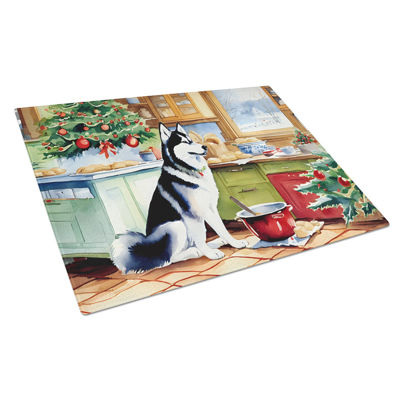 Planche à découper en verre Husky de Sibérie