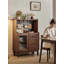 Armoire alimentaire simple en bois massif avec rangement multifonctionnel