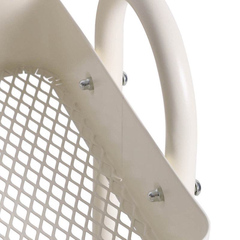 Gryta Metal Bar Cart, White