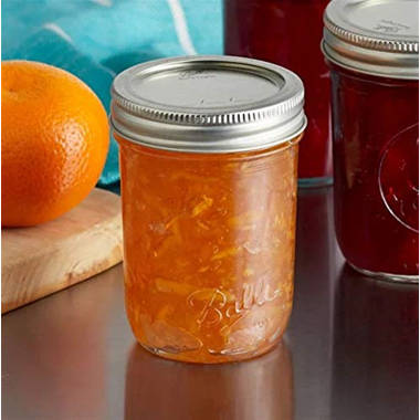 Ball 62000 Regular Mouth Mason Jars, 1 Quart (32 Oz), Box Of 12