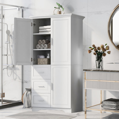 Canora Grey Semele Freestanding Bathroom Cabinet | Wayfair