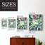 Blue Tropics II, reproduction encadrée - bois massif-905812646
