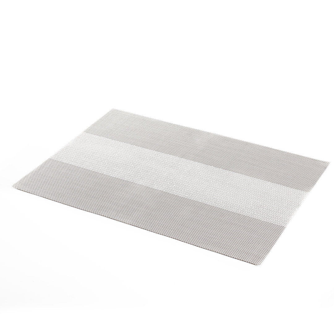 Swartz Vinyl Striped Rectangle Placemat (Set of 4) Breakwater Bay