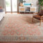 Rectangle Oriental Hand-Knotted Wool/Cotton Area Rug in Beige/Orange-1664706392