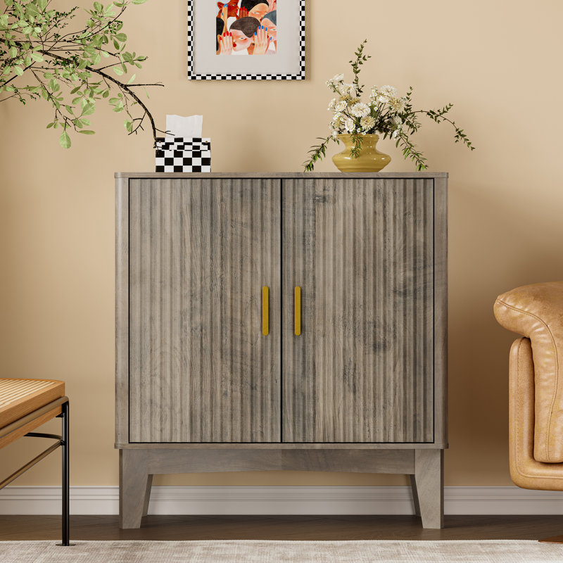 Armoire de rangement multifonctionnelle à grande capacité avec tablette réglable, Gris