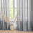 Farmhouse Boho Faux Linen Semi Sheer Textured Curtains (Set of 2)-1219268608-1219268618