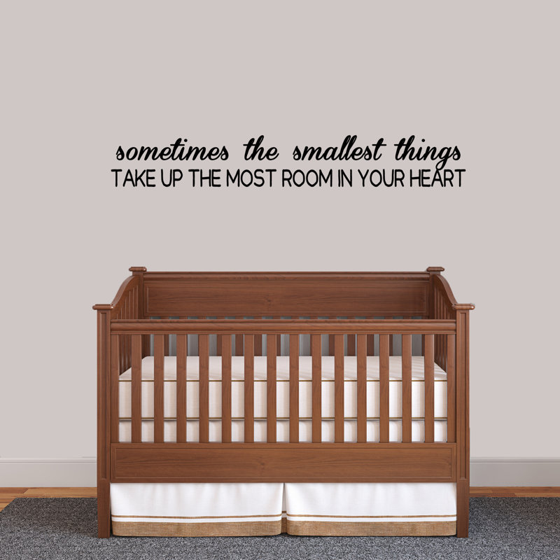 Text & Numbers Non-Wall Damaging Wall Decal, Black