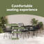 7 Piece Garden Dining Set Poly Rattan-1832395499