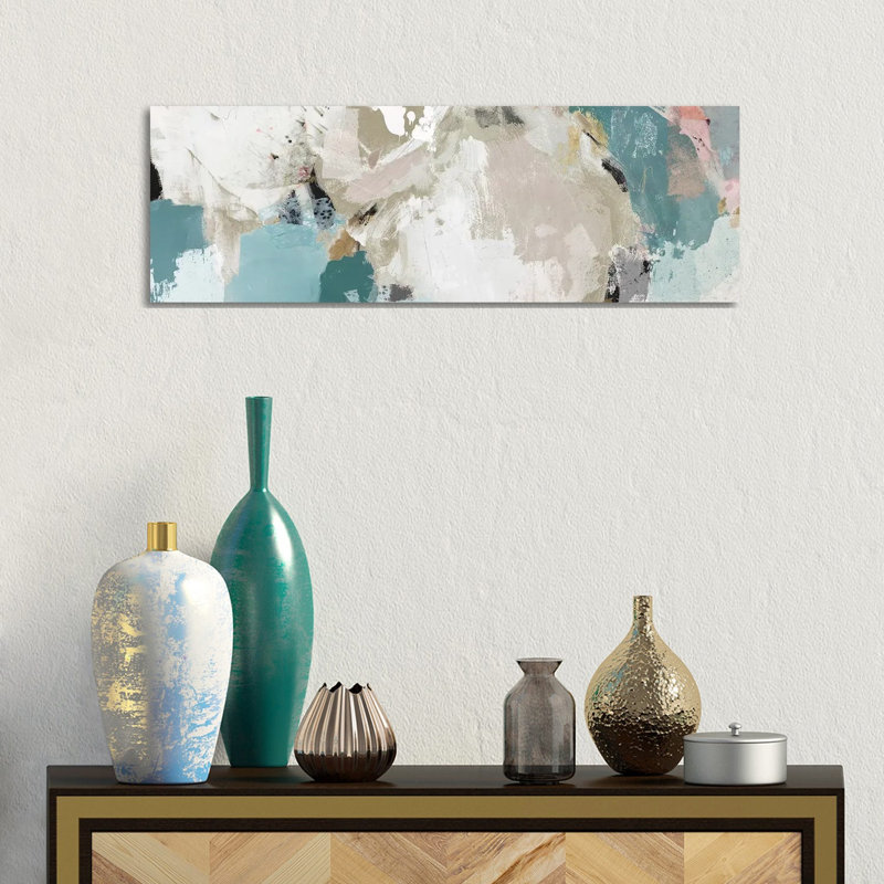 Abstract Dream I by Isabelle Z - Panoramic Painting on Canvas, 30.48 cm H x 91.44 cm W x 1.91 cm D, Wrapped Canvas