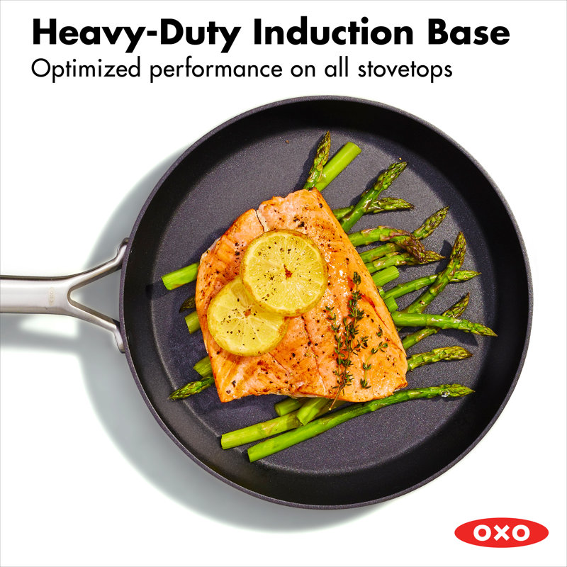 Black Aluminum 12-Inch Non-Stick Ceramic Frypan
