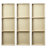 Sunburst Gold Hand-Painted Resin 3-Piece Wall Art Décor Set-92389201