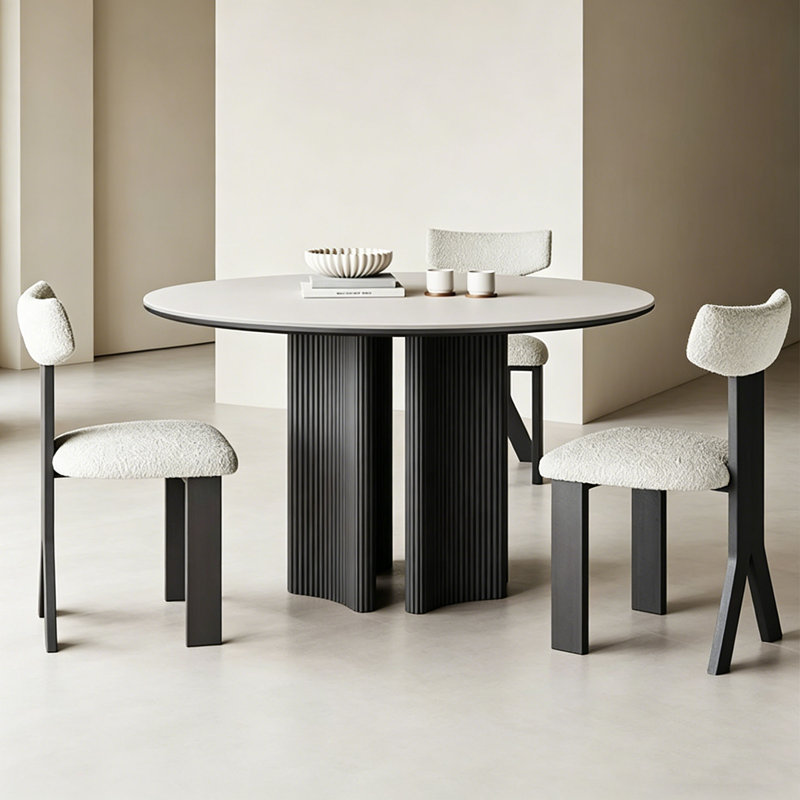 Table de salle à manger Nordic, H 29,5 po x l 47,2 po x P 47,2 po