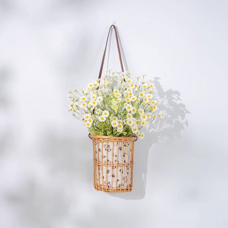 Couronne de linteau artificielle à fleurs séchées
