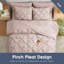 Ensemble d'édredon plissé avec draps Bed-in-a-Bag-103134057-103134069
