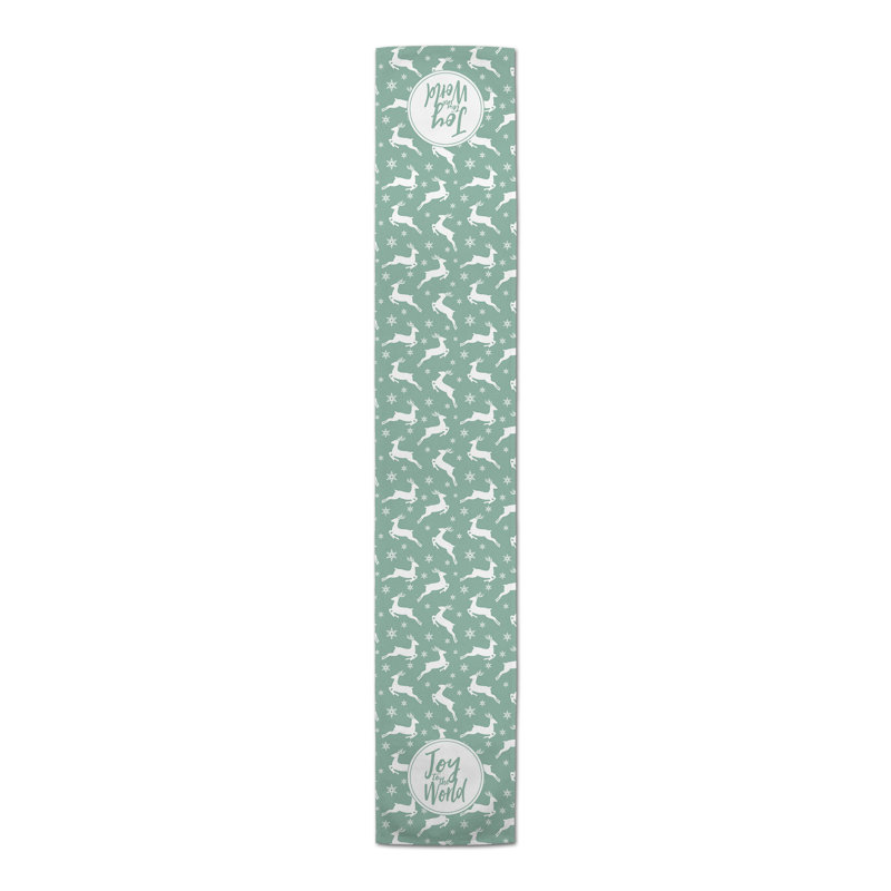Chemin de table géométrique en coton 100% Yosemite, L 72 po x l 16 po