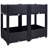 Elevated Planter Garden Box with Self-Draining System, Modular Design, and Easy Assembly for Vegetables, Flowers, and Herbs