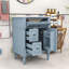 Meuble-lavabo autoportant avec lavabo, rangement réglable-1270076075