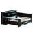 Modern Gaming Daybed with Integrated Desk, LED Lighting, and Charging Station-1999767411