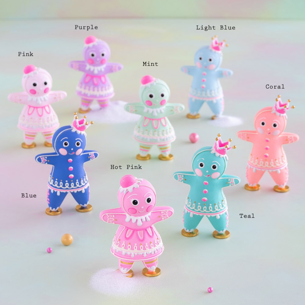 Rainbow Ginger Tabletop Decor, Light Bue