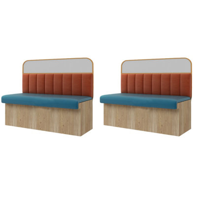 Banc rembourré en similicuir