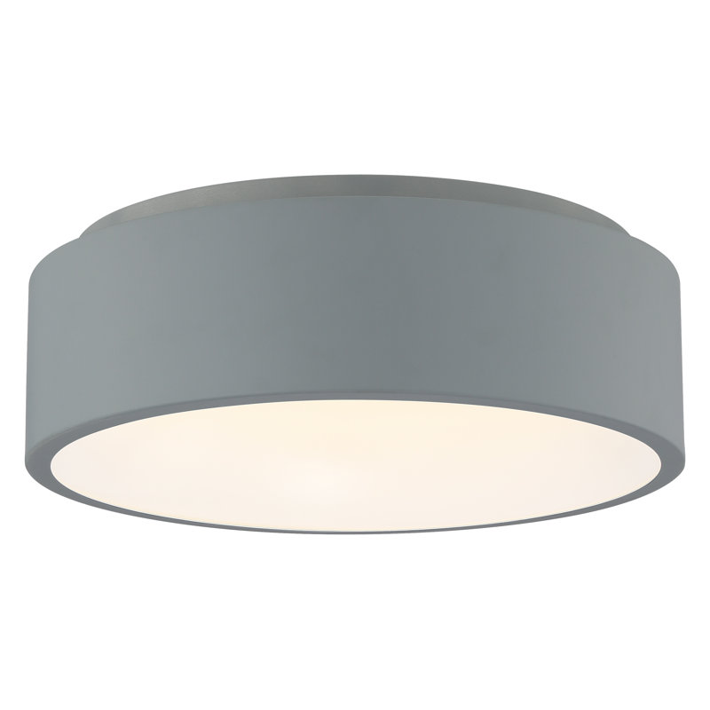 Old Lyme Acrylic Flush Mount, Gray