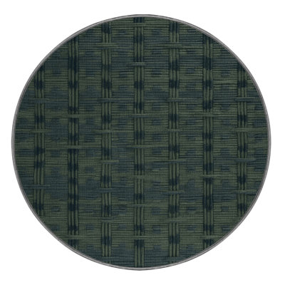 Tapis gris en treillis lavable à la machine