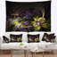 Tapisserie florale «Alien foncé»-28485981