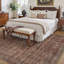 Tapis Amber Vintage à motif intégral lavable avec envers antidérapant-833053869