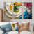 Toile naturelle avec cadre flottant