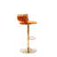 Ensemble de 2 tabourets de bar pivotants en velours noir (ensemble de 2)-1386445490-1397216875