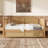 Traditional Style Rattan Twin Size Daybed With Twin Size Trundle For Limited Space, Guest Room, No Box Spring Needed