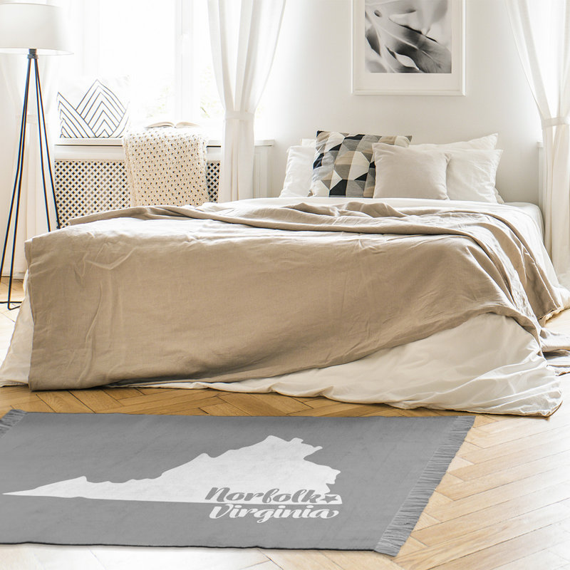 Tapis gris virginie de la surface norfolk
