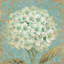 «Hydrangea Square II», impression sur toile tendue-19071840-74286484-74286494